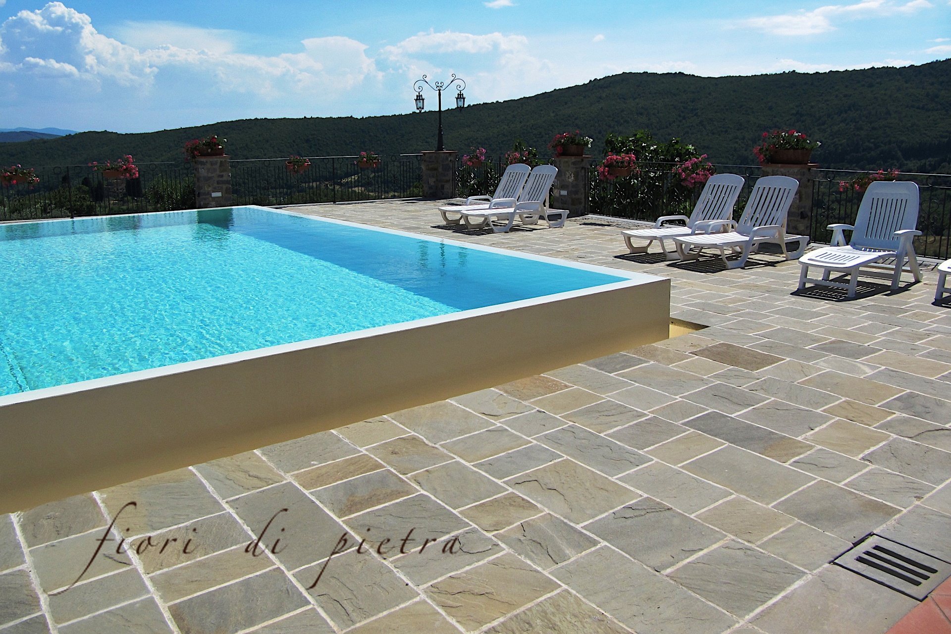 Projects Piscine with PIETRA FORTE stone